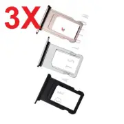 3X iPhone 8 | iPhone 8 Plus SIM Tray Card Holder Socket Slot + Waterproof Ring