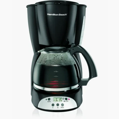 49465 Hamilton Beach® 12 Cup Programmable Coffee Maker Glass Carafe