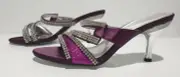 Brand New! PURPLE KANDY GIRL STRAPPY DIAMANTE HEELS : SIZE 7 & 9 AVAIL : Aus.