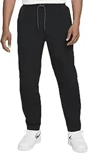 [Nike] Sportswear Tech Essentials Men's Lined Commuter Pants (US, Alpha, Large, Regular, Regular, Black/Black)