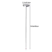 Accurate Soil Thermometer Stainless Steel Temperature Gauge for Composting