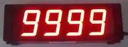 4 DIGIT - INDUSTRIAL PRODUCTION COUNTER DISPLAY - 2.3" HIGH LED DIGITS
