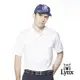 【Lynx Golf】男款雙絲光純棉羅紋領條紋滿版小山貓印花胸袋款短袖POLO衫/高爾夫球衫(二色)
