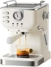 Mingzhe Espresso Coffee Machine 20 Bar Stainless Steel Espresso Maker with Milk