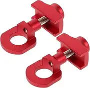 GANAZONO 2Pcs Aluminum Alloy Chain Adjuster for Folding Bikes Lightweight Durable Bike Chain Tensioner Easy Adjustment for Single Speed Bicycle for Commuting and Outdoor Cycling
