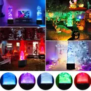 36 LED Light 5ft or 6ft RGB Fake Fire Flame Light Halloween Party Bar Atmosphere