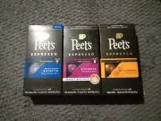 PEET'S COFFEE ESPRESSO ALUMINUM CAPSULES COMPATIBLE WITH NESPRESSO ORIGINAL