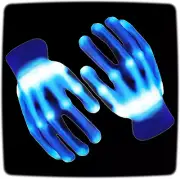 LED Gloves, Flash Finger Lights Gloves, 3 Colors 10 Modes Colorful Light up Glov
