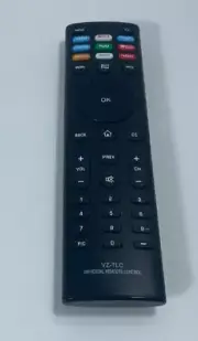VIZIO VZ-7LC Universal Remote Control - Replacement Remote For Vizio TVs - Black