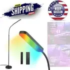 RGB Color Changing Floor Lamp 15W Dimmable LED with Remote for Bedroom