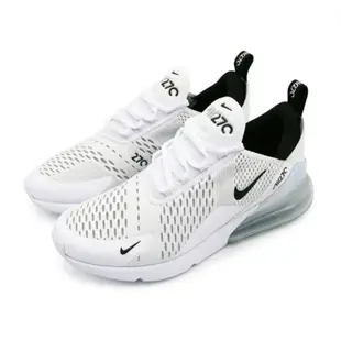 Nike Air Max 270 全白 小黑勾 氣墊 避震 厚底鞋 運動 慢跑鞋 休閒 男鞋 女鞋 AH8050-100