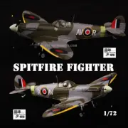 1/72 World War II British Spitfire Fighter Model