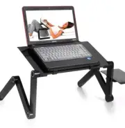 Ktaxon 360°Folding Adjustable Laptop Notebook Desk Table Stand Bed Tray