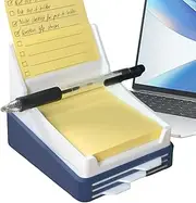 Sticky Note Holder - Sleek Design Sticky Note Dispenser | Compact Design Sticky Pads Dispenser | Sticky Note Dispenser Suitable for Desks, Offices, Home, School