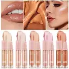 Liquid Highlight Natural Bronzer Face Glow Body Highlighter Glitter Crea @