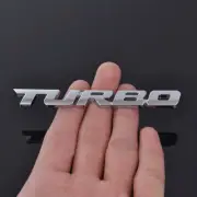 1x 3D TURBO Logo Metal Chrome Decal Sticker Car Badge Emblem Sticker Accessories (for: Ford)