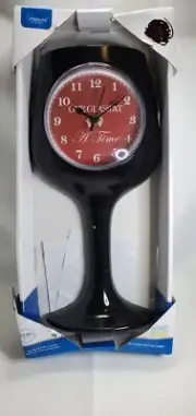 One Glass At A Time Wine Clock new rare only one on ebay like this one