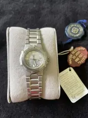 Ladies Stainless Steel Liberty Divers Watch Seapearl 600 Quartz Movement