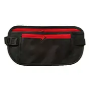 3 Pcs Travel Waist Pouch for Passport Money Belt Bag Hidden Security Wallet Black Wallet Bag Passport Pouch Holder