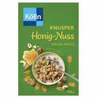 在飛比找momo購物網優惠-【即期品德國KOLLN科隆】脆穀燕麥蜂蜜堅果500G 效期: