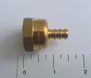 10) 3/8" PEX X 1/2" FEMALE NPT FEMALE ADAPTER, CRIMP FITTINGS, LEAD FREE BRASS