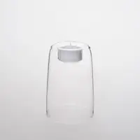 在飛比找momo購物網優惠-【TG】耐熱玻璃蠟燭台 120mm(蠟燭 燭台 耐熱玻璃)