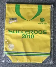 SOCCEROOS 2010 HAHN SUPER DRY JERSEY DRAWSTRING BEACH SWIM GYM BAG NEW #SUD1