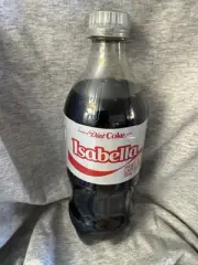 Share A Coke with Isabella 2025 Personalized Gift Coca Cola Bottle 20oz Diet