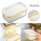 2 in 1 Butter Box Storage Case Food Butter Slicer Serving Storage Dish-Container