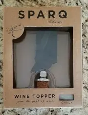 SPARQ Home Slate State Cork Wine Topper Stopper with Chalk Board INDIANA New