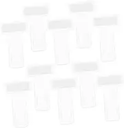 10pcs Car Ticket Clip Disabled Parking Permit Holder Vehicle Parking Pass Hang Tag Holder Car Ticket Clip Transparent Plastic