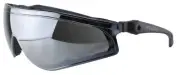 Biker Motorcycle Riding Sun Glasses Adjustable Arm Stem Tilting Mirror Padded