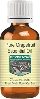 Devprayag Pure Grapefruit Essential Oil (Citrus paradisi) Natural Therapeutic Grade Steam Distilled 15ml (0.50 oz)