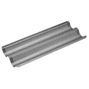 Mastercraft Crusty Bake 39x16cm Non-Stick Baguette Tray - Grey