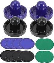 KITANDOVE 1 Set Plastic Air Hockey Table Accessories Paddles Cloths Replacement Parts for Air Hockey Game for Game Rooms and Entertainment