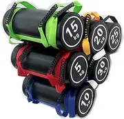 Fitness Sandbag Weightlifting Training Sandbag Kettlebells with Weight-Bearing Bags, PVC Adjustable Weight Sandbag with Handles, Weightlifting Dumbbell for Home Training,Fitness,Yoga