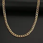 [SHMAZ] Stainless Steel Chain Necklace for Men Women Necklaces Curb Cuban Link Chokers Vintage