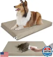 GUANGDEEN XXL Dog Crate Bed, Outdoor Waterproof Dog Beds Orthopedic Pet Mat w