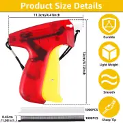Tagging Tool Kit with 2000 Micro Fasteners Mini Stitch Tag Tool Clothes OT6