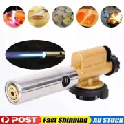 Butane Gas Torch Blow Camping Iron Welding Soldering Fire Lighter Frame Gun BBQ