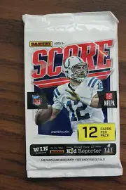 2016 PANINI SCORE FOOTBALL Pack - Jared Goff, Derrick Henry, Dak Prescott RCs