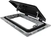Pop Up Roof Air Vent Black 237X146mm Horse Float Trailer Caravan Rv Canopy 2-Pack Bundle