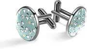 [Generic] Men's Cufflinks, Winter Snow Prnguins Cuff Links for Men, Classic Cufflinks Black for Suit Shirt Wedding Business Birthday Jewelry Gift
