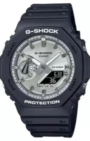 Casio GA-2100SB-1A, G-Shock carbon/resin BLACK digital quartz Watch