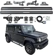 BJOHQ Electric Running Boards Compatible for Suzuki Jimny 5 Doors 3 Doors 2019-2025, SUV, Off-Road & Pickup Trucks - Retractable Truck Steps & Nerf Bars