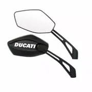 Rear-View Mirror M10 Print Ducati White Motorcycle Ducati Motorcycle