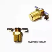 1pc Wing Flange Type Drain Cock Valve 3/8 Inch Male NPT Water Heater