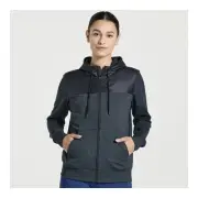 Saucony Women Solstice Zip Hoody Black Heather L Apparel