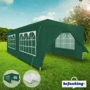 3x6m Outdoor Gazebo Folding Canopy Waterproof Marquee Wedding Party Tent Green