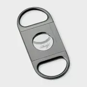 Davidoff Two Finger Double Guillotine Cutter Brushed Anthracite 46942 New In Box